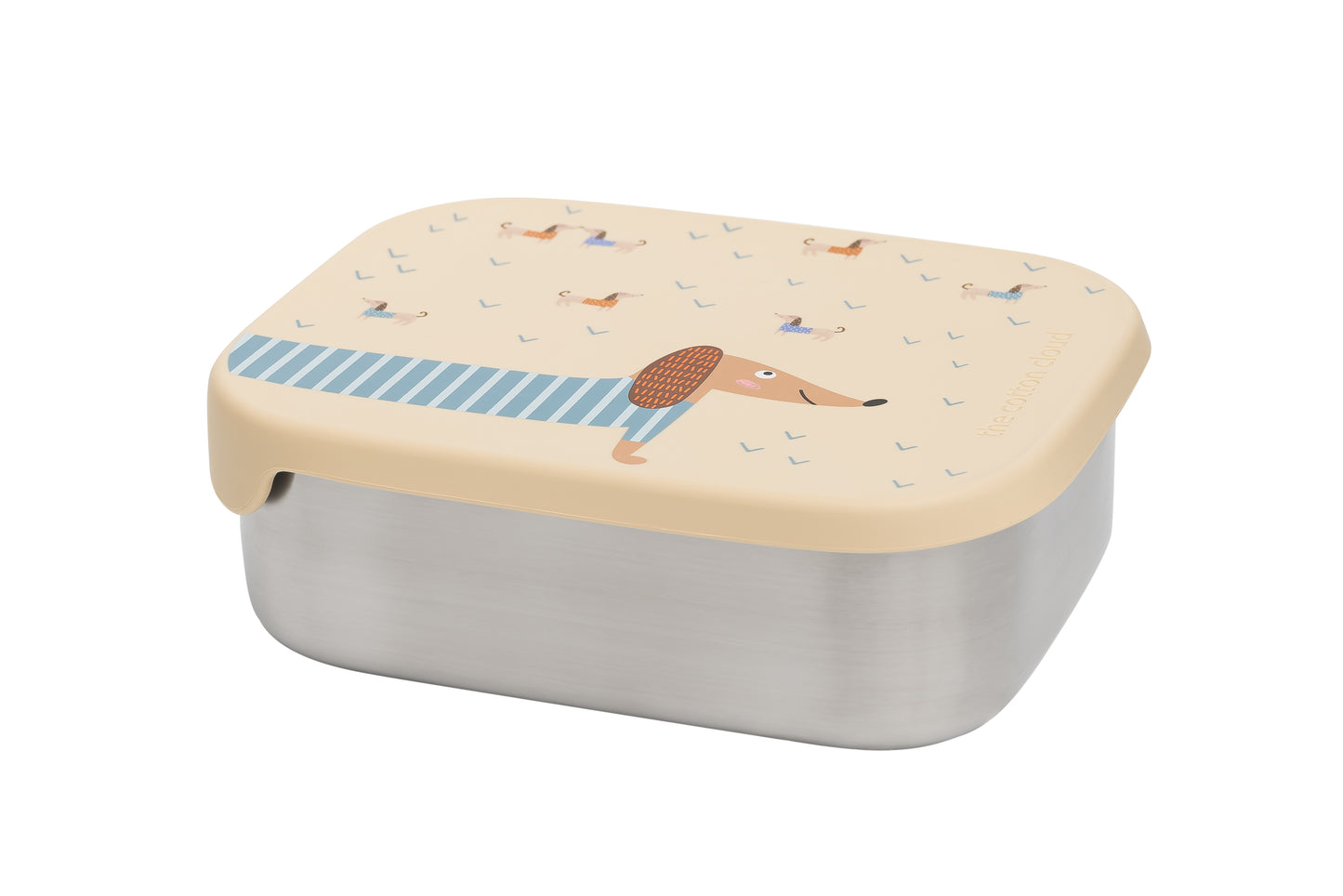 Cotton Cloud Teckel Stainless Steel Lunchbox