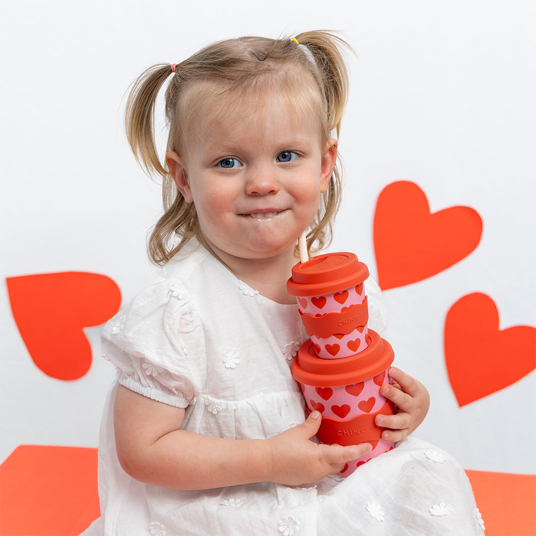 Hearts babychino Cup