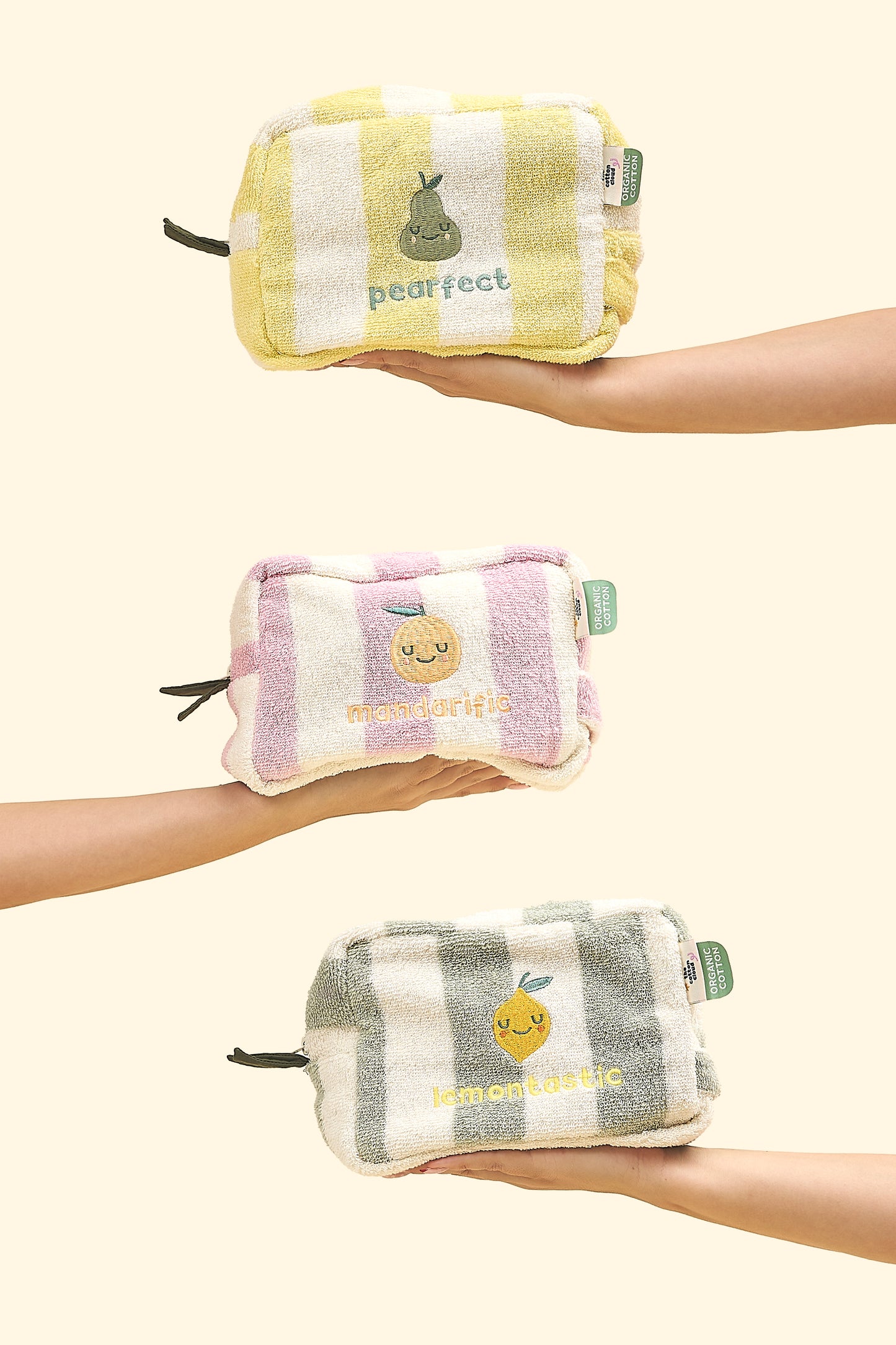 The Cotton Cloud Toiletry Bag Mandy Mandarine