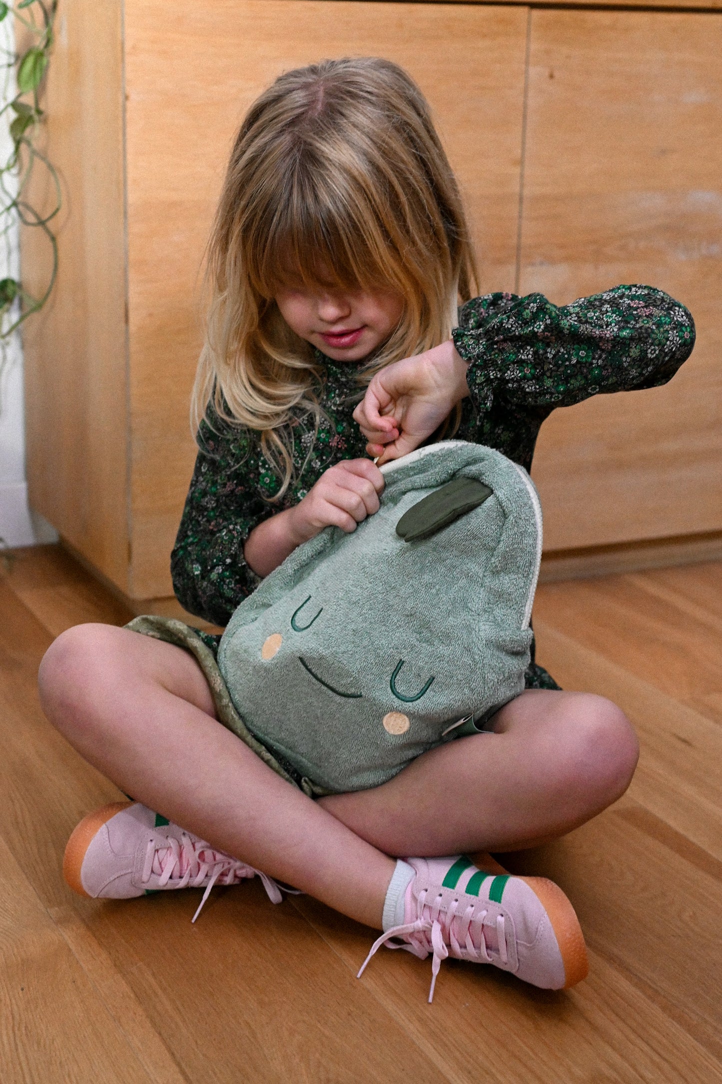 Cotton Cloud Terry Backpack Pedro Pear