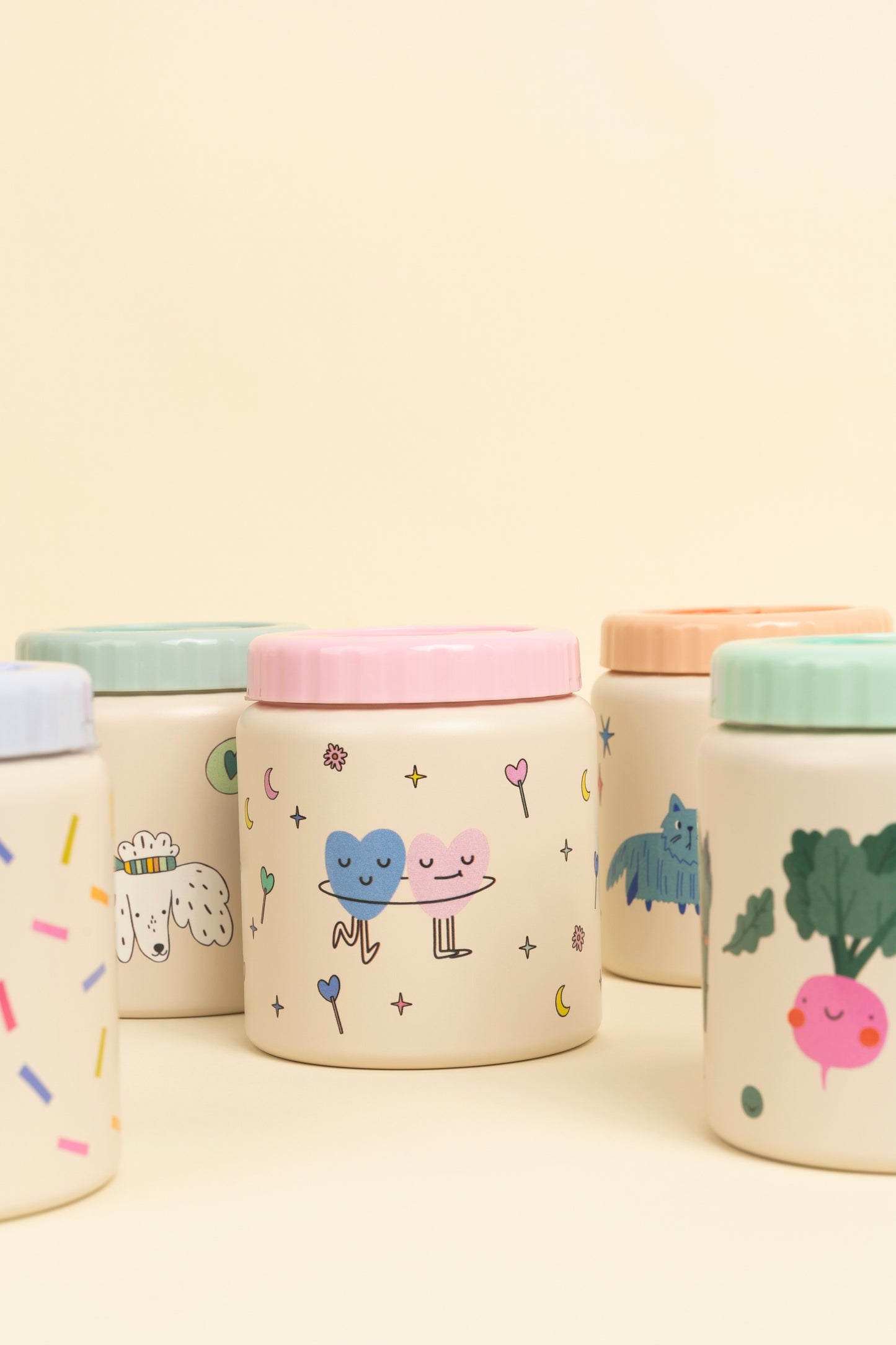 Cotton Cloud Thermo Food Jar Funky Dogs 500ml