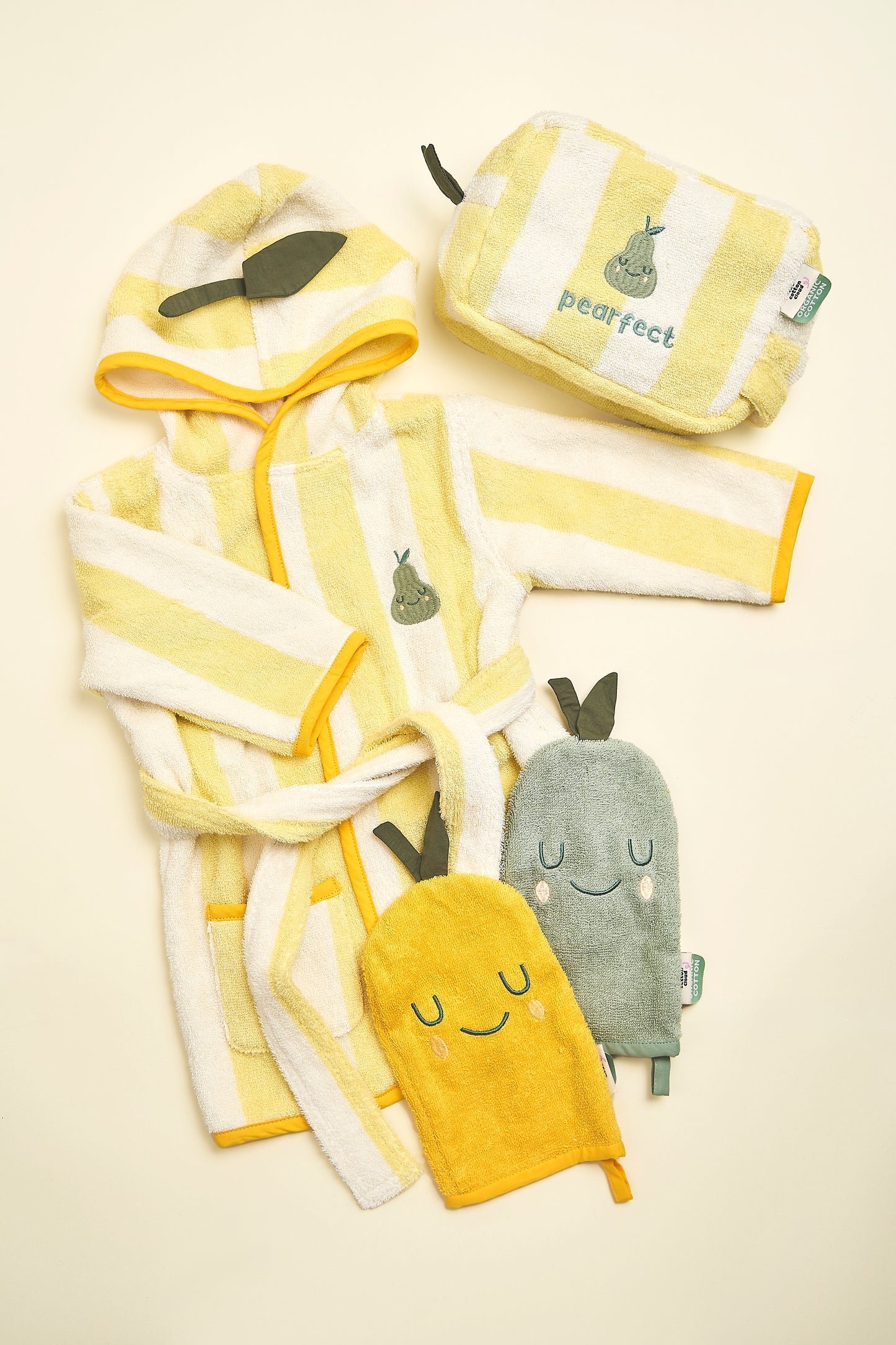 Cotton Cloud Washcloths 3-Set Tutti Frutti
