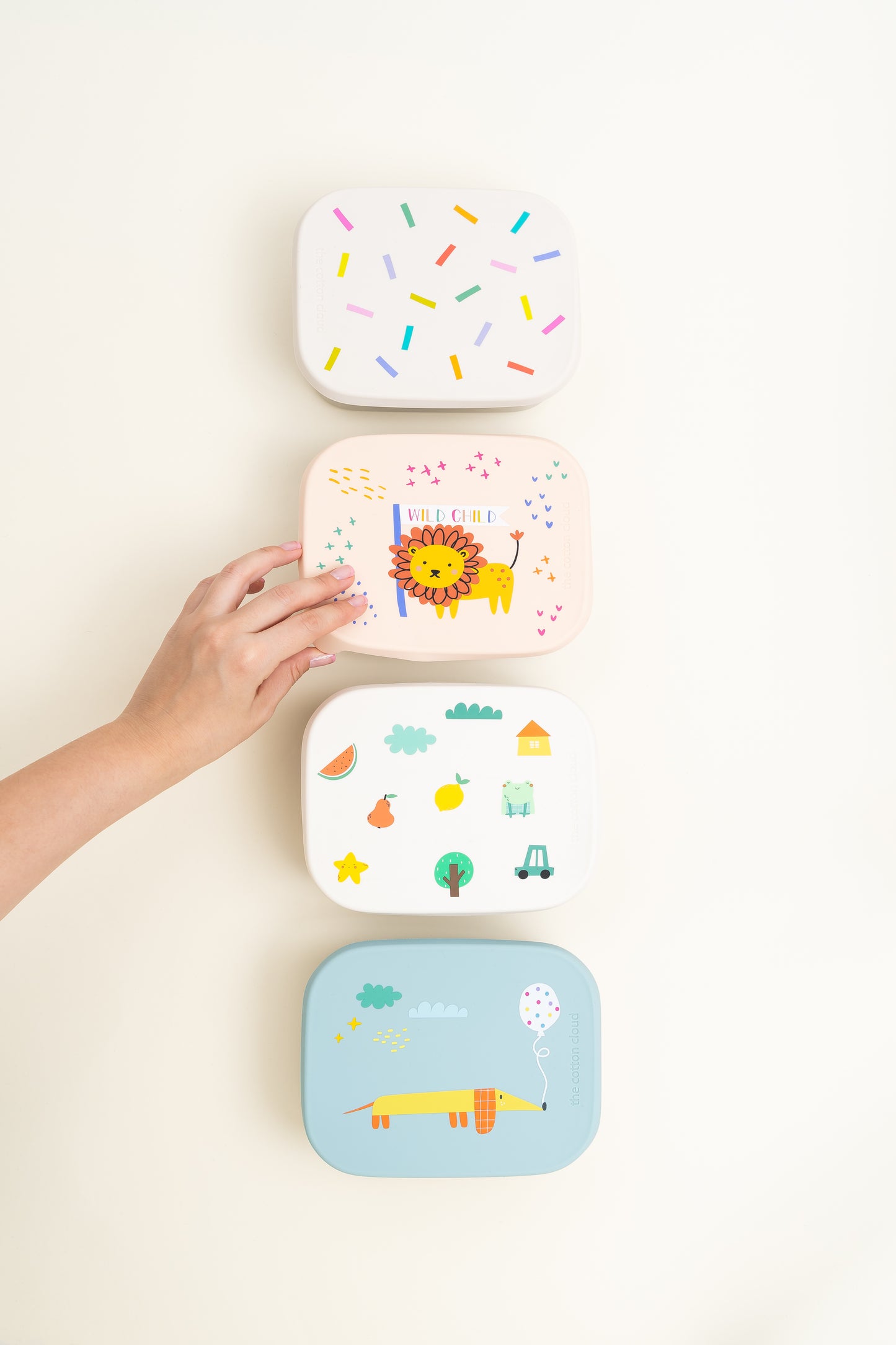 Cotton Cloud Teckel Stainless Steel Lunchbox