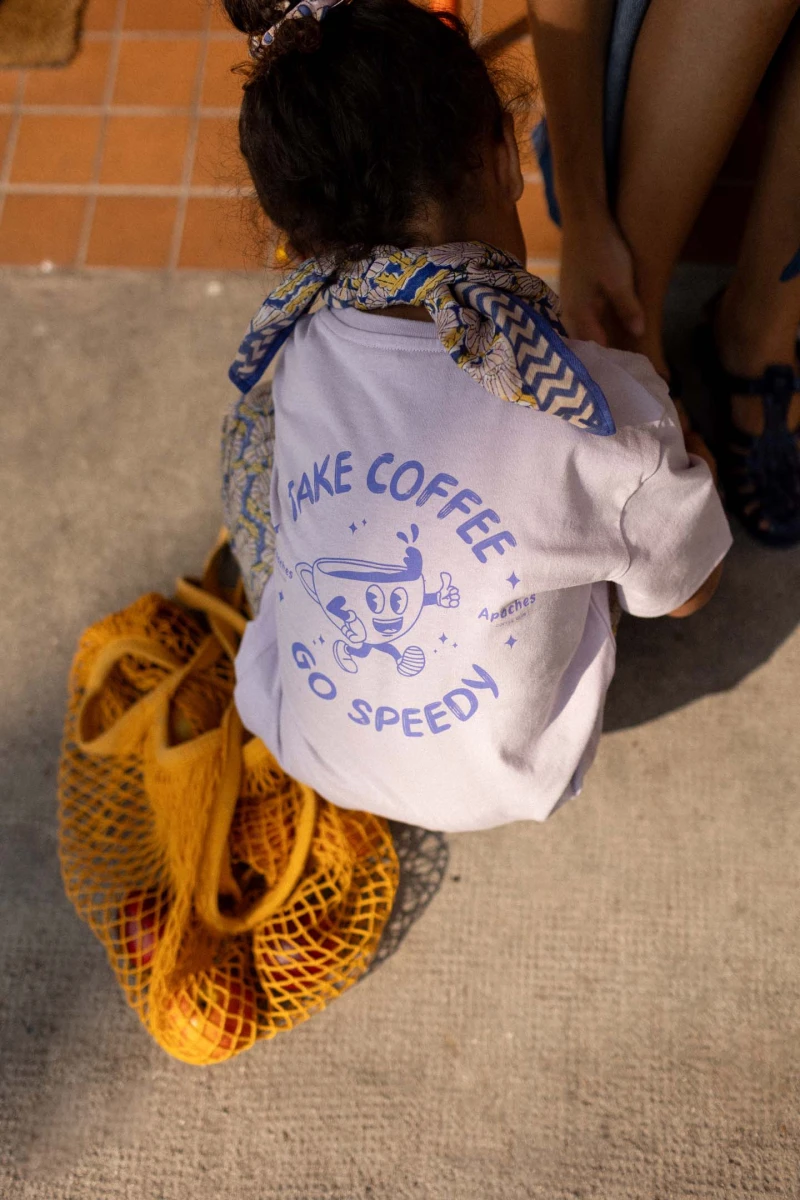 Apaches T-shirt Tiladi Coffee Lilas