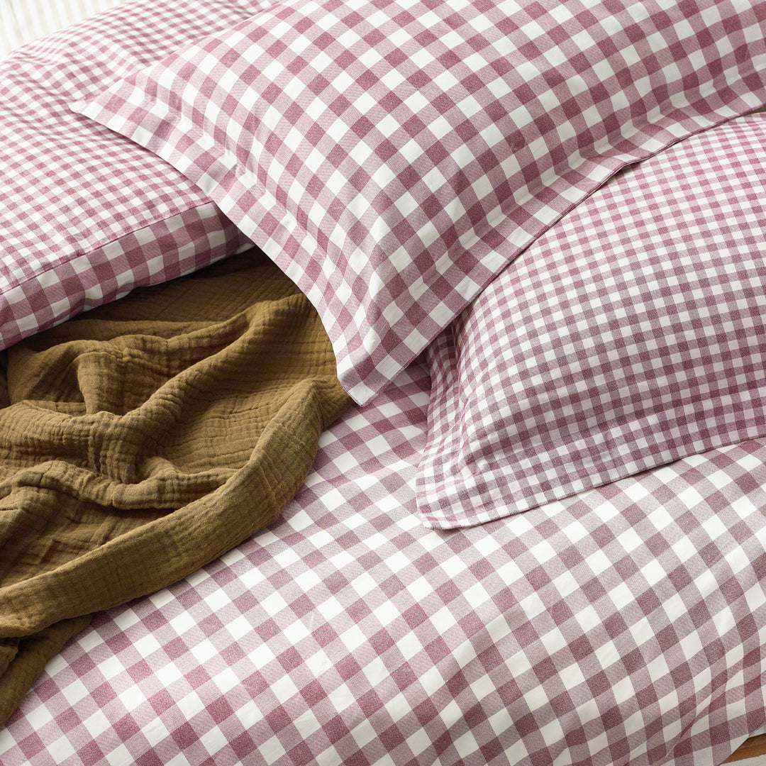 Riva Barton Gingham Check Duvet Cover