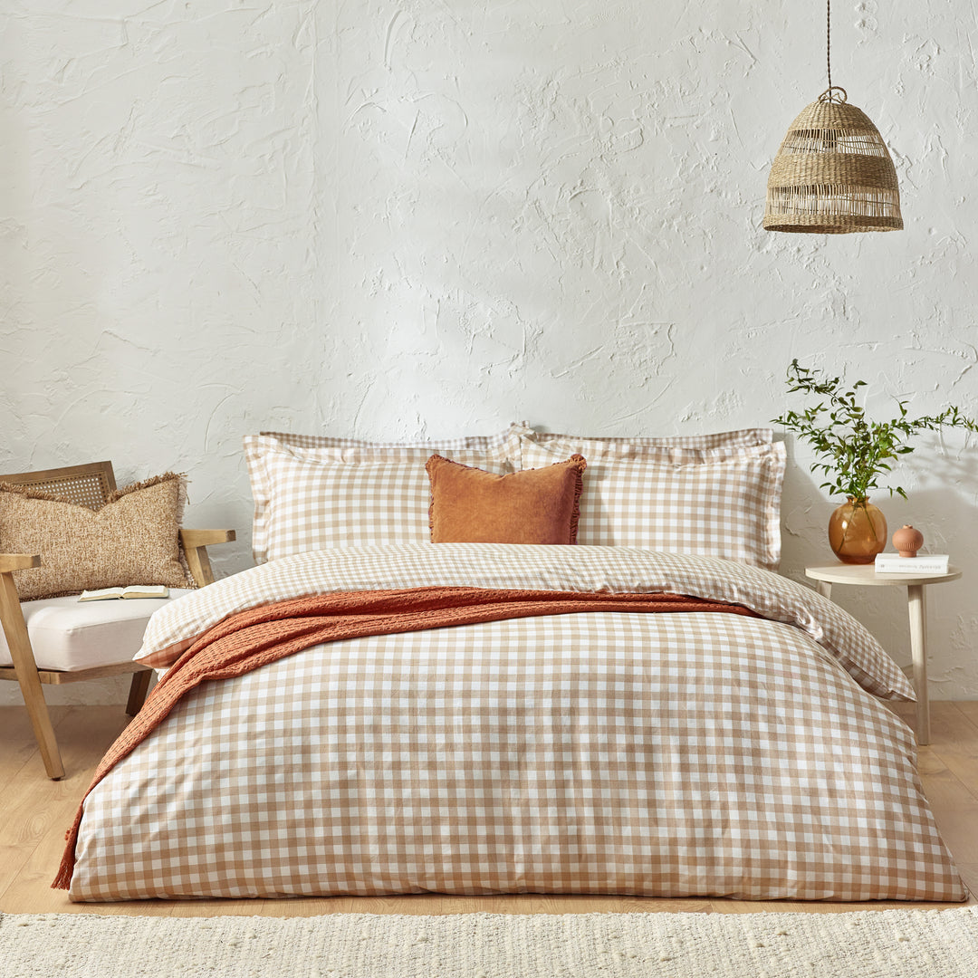 Riva Barton Gingham Check Duvet Cover