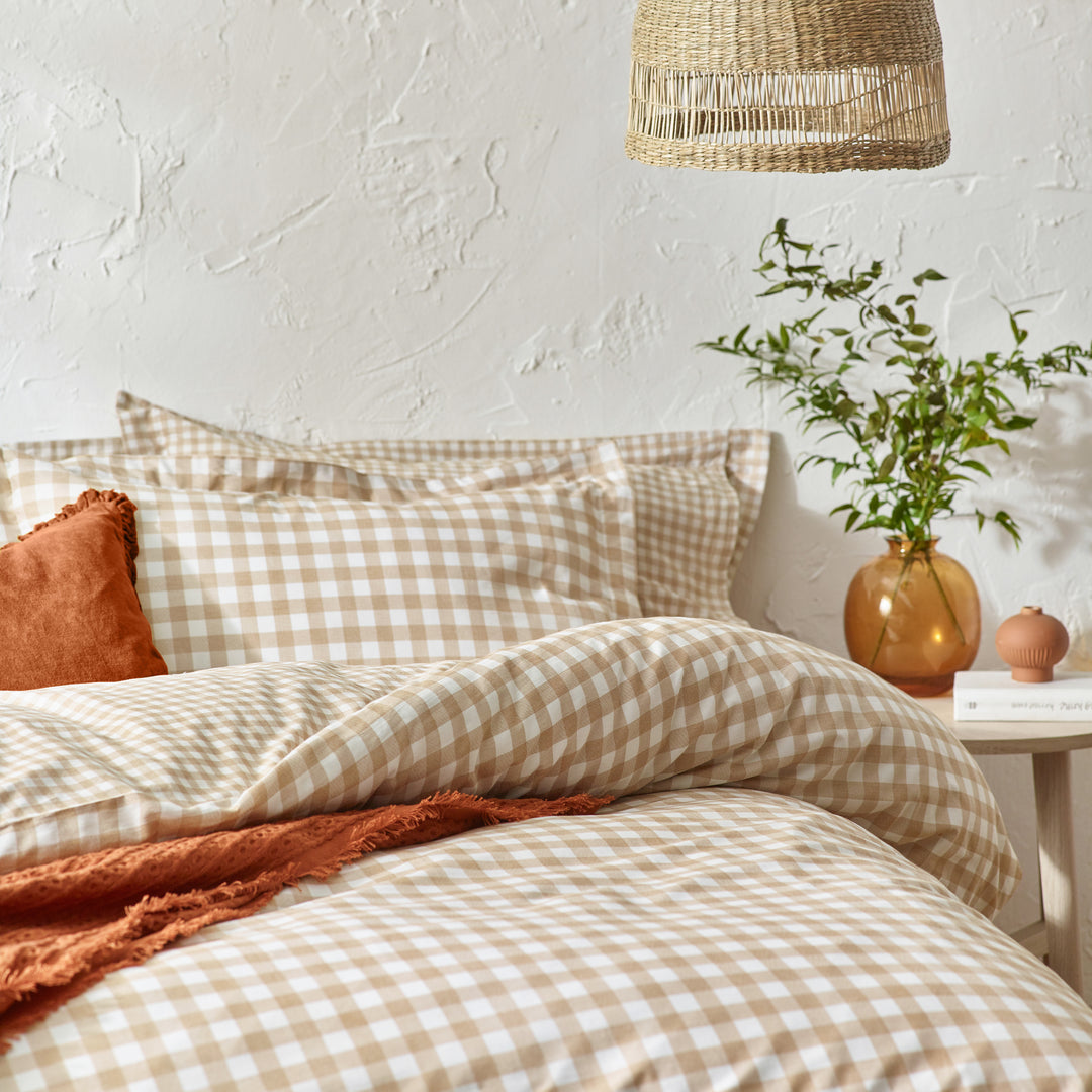 Riva Barton Gingham Check Duvet Cover