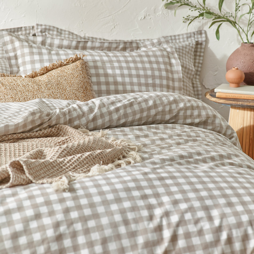 Riva Barton Gingham Check Duvet Cover