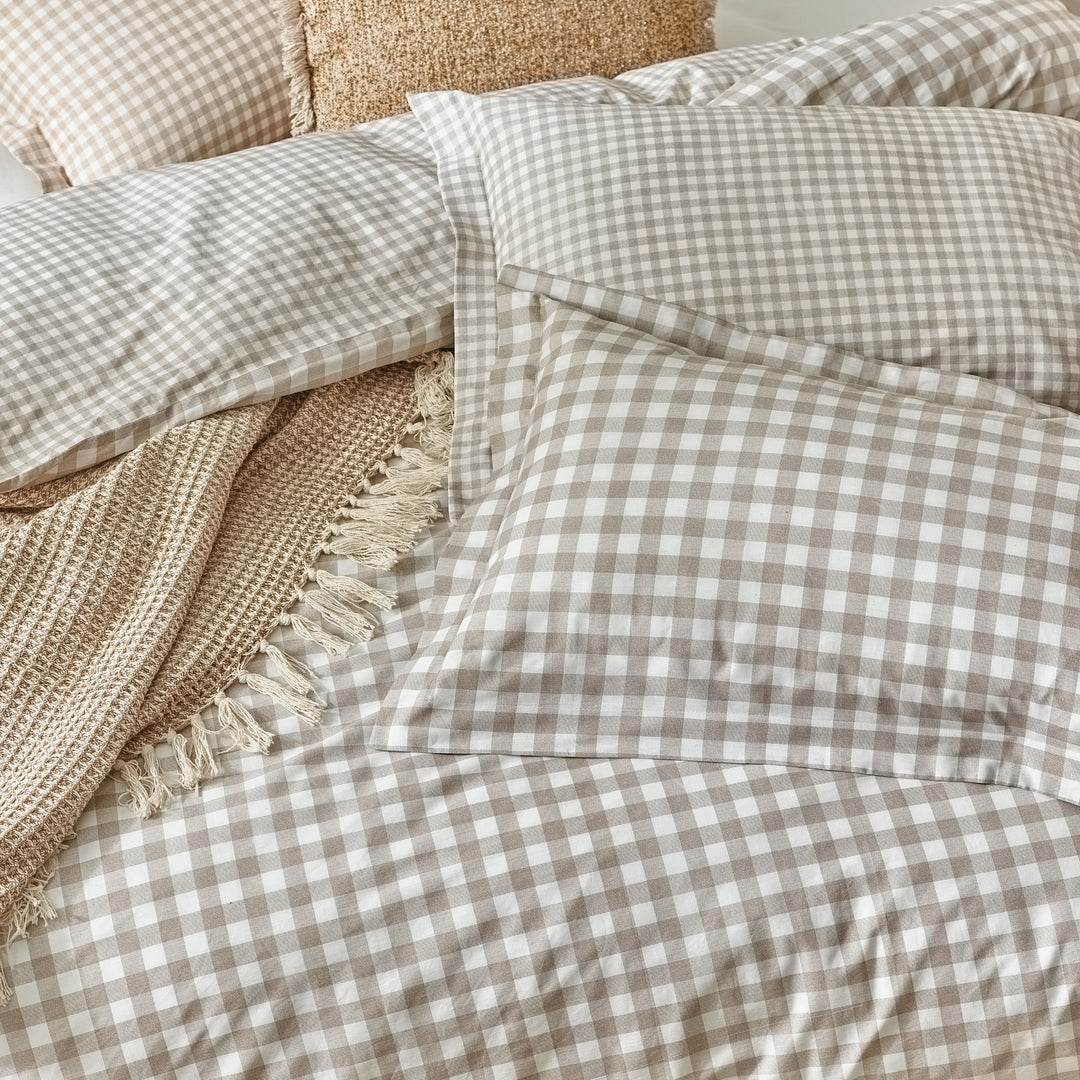 Riva Barton Gingham Check Duvet Cover