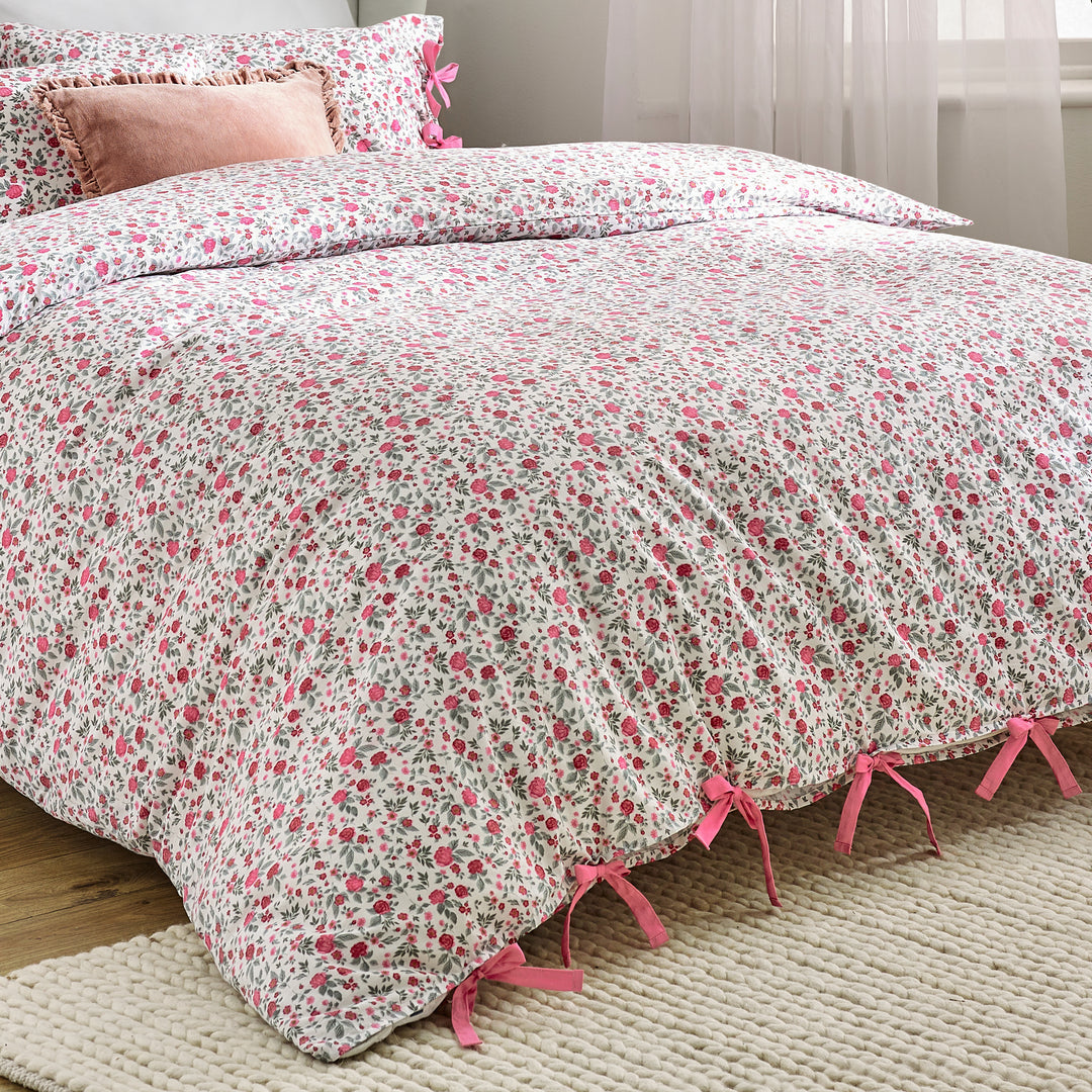 Riva Hannah Floral 100% Cotton Duvet Cover
