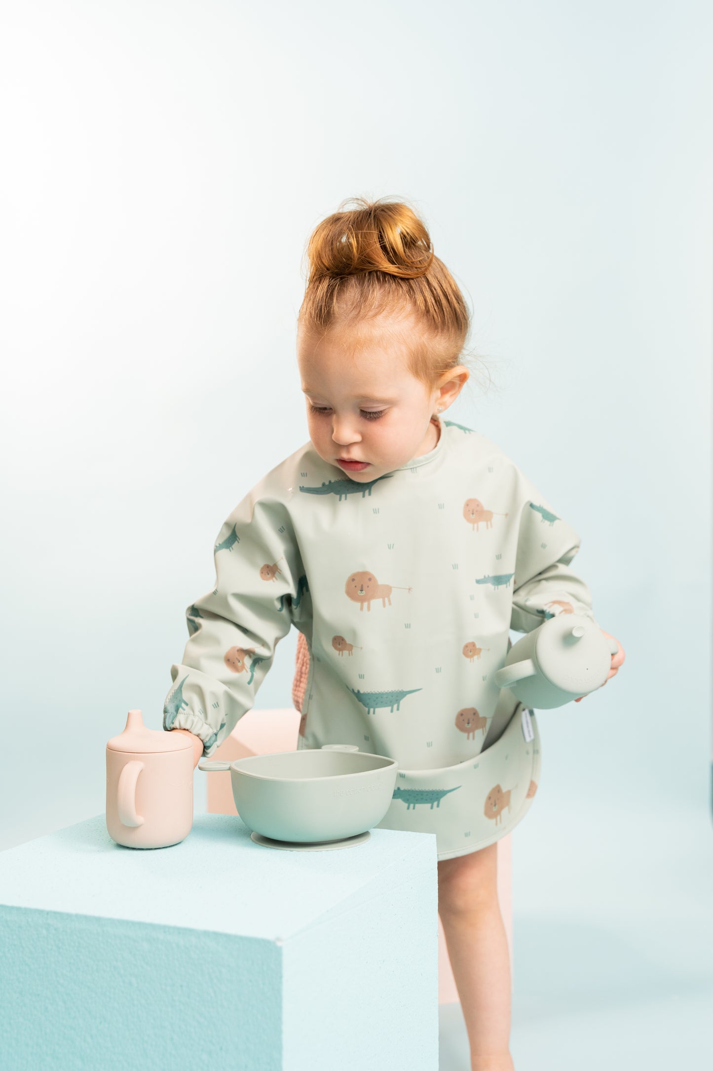Cotton Cloud Funky Dogs Long Sleeve Bib