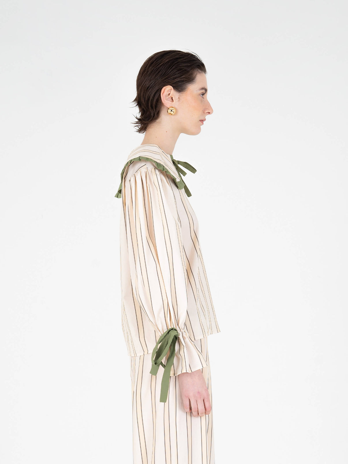 Carmen Says Crystal Striped Pyjama Set