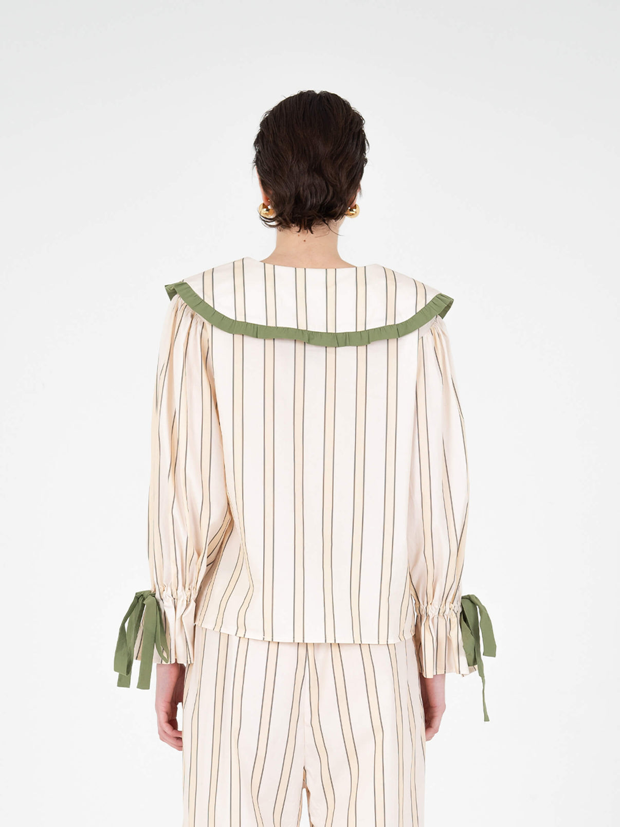 Carmen Says Crystal Striped Pyjama Set