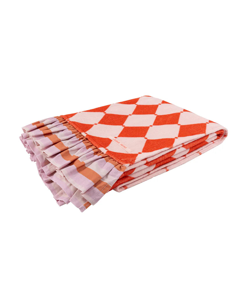 Jera Mini Beach Towel Rose Geo