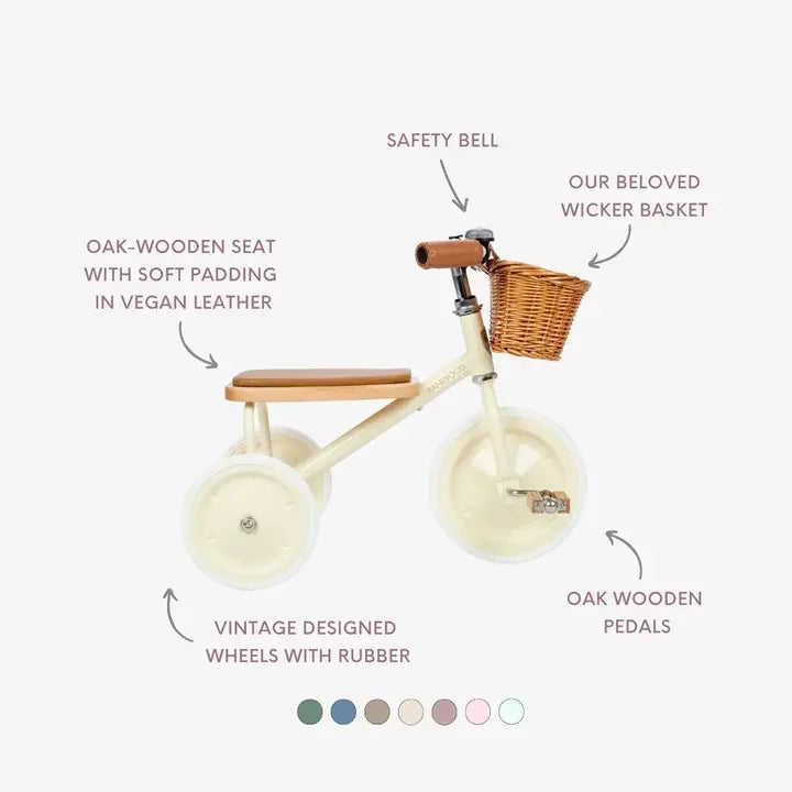Banwood Trike vintage Cream