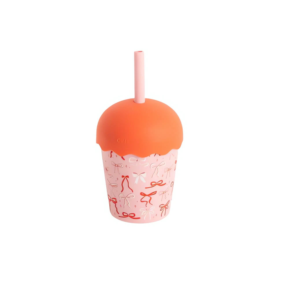 Bows Mini Smoothie Cup & Straw