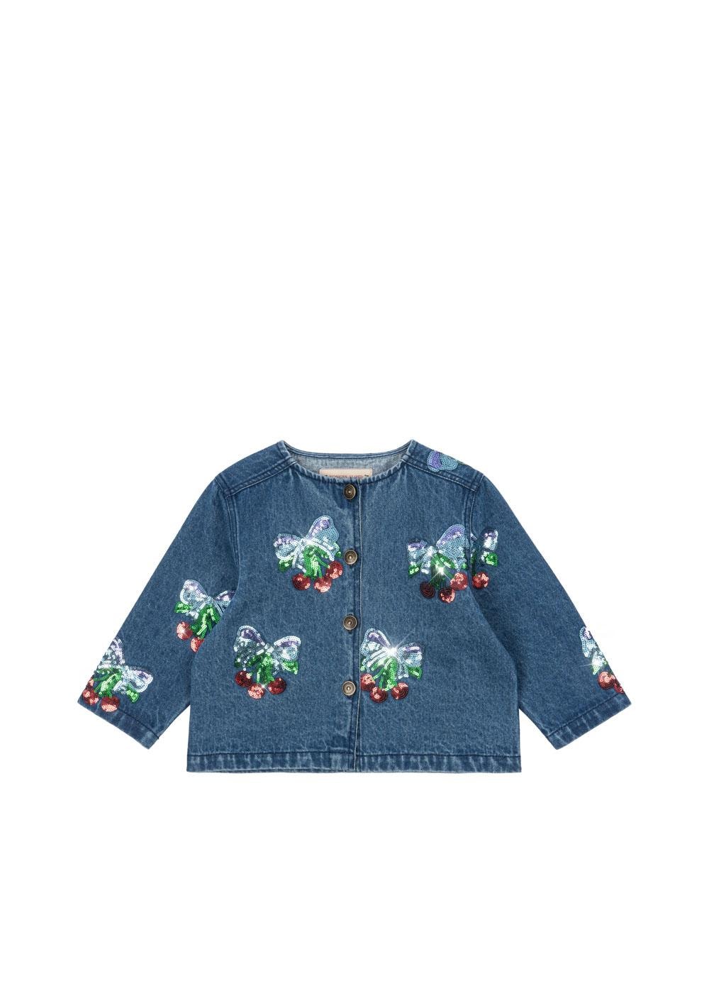 Magot Sequin Denim Jacket