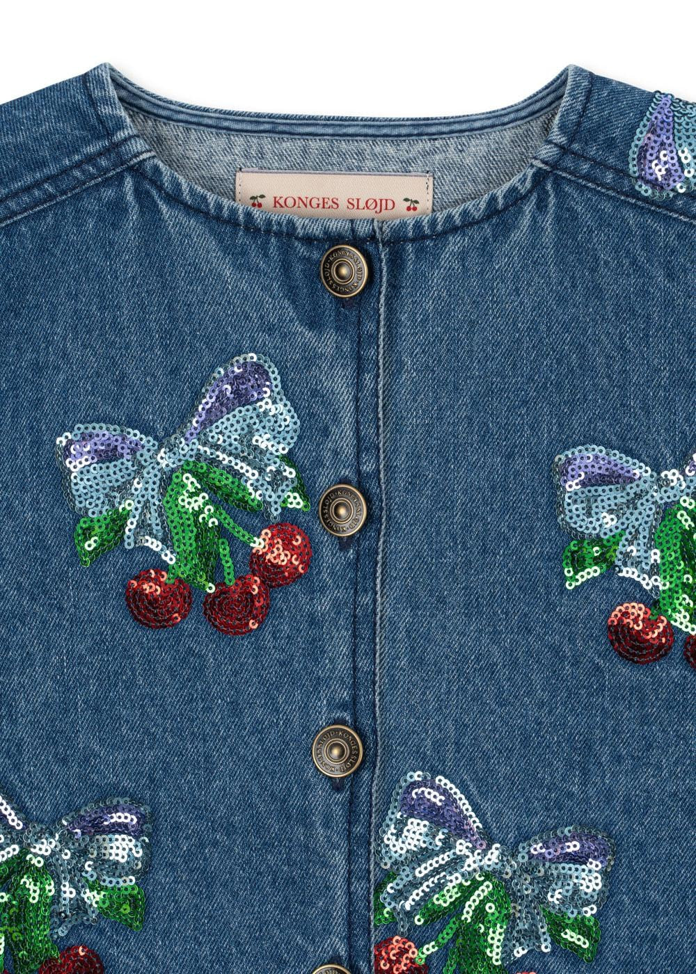 Magot Sequin Denim Jacket