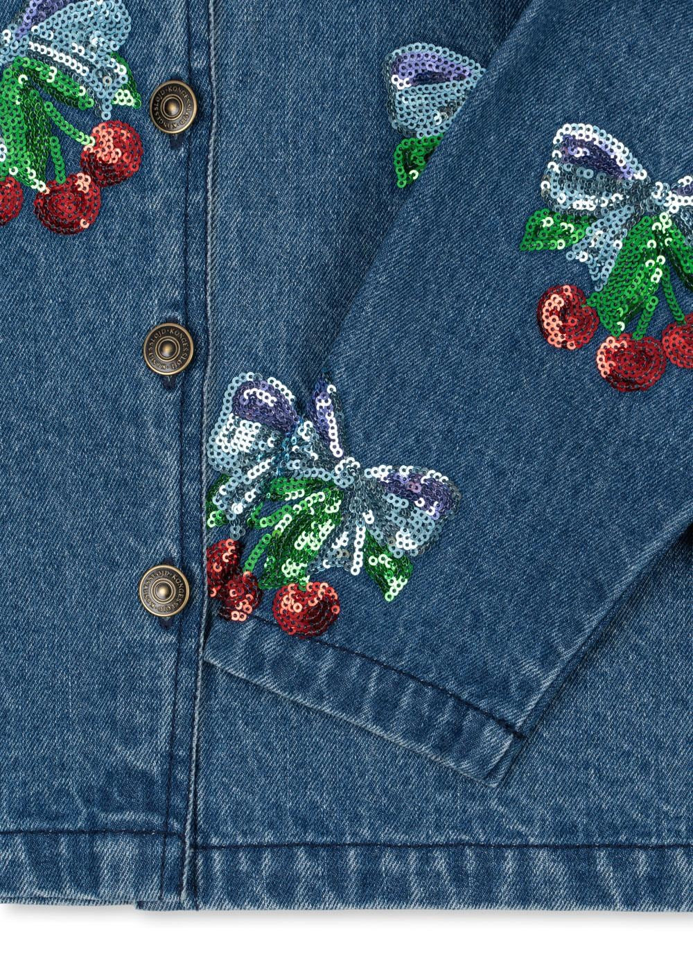 Magot Sequin Denim Jacket