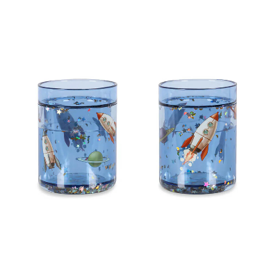 2 pack glitter cups