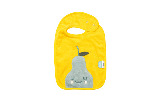 Cotton Cloud Terry Bib Pedro Pear
