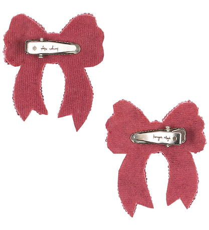 2 Pack Sequin Bow Hair Clip
