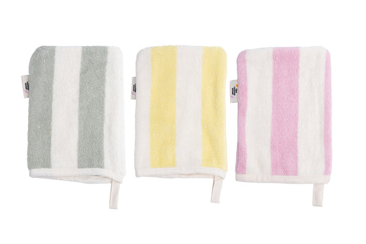 Cotton Cloud Washcloths  3-Set Tutti Frutti