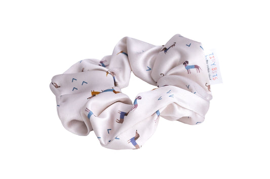 Cotton Cloud Teckle Scrunchie
