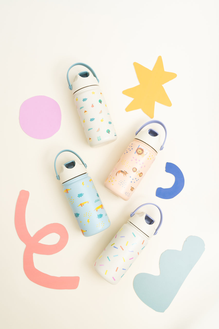 The Cotton Cloud Stainless Steel Bottle CONFETTI
