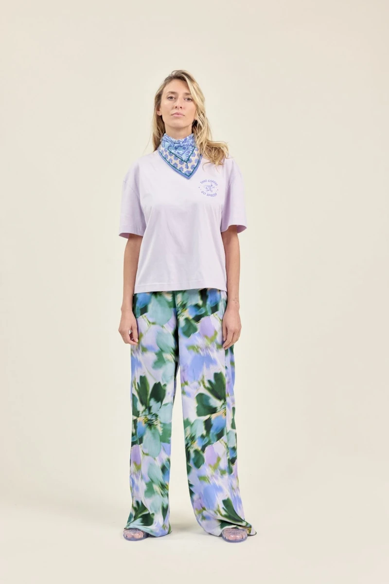 Apaches T-shirt Oula lilac coffee