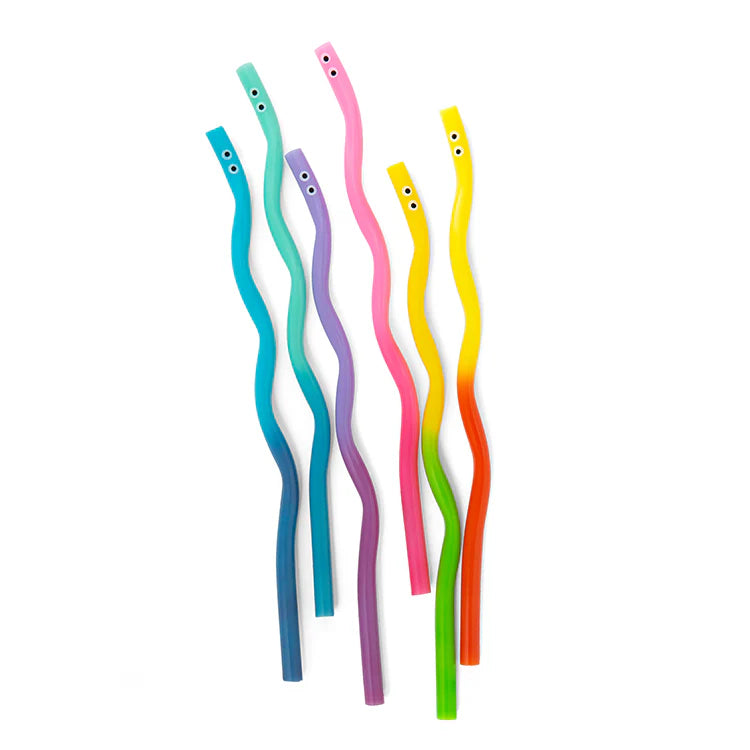 Kikkerland Kidoki Wiggly Worm Changing Color