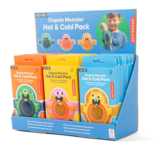 Kikkerland Kidoki Oopsie Monster Hot&Cold Pack