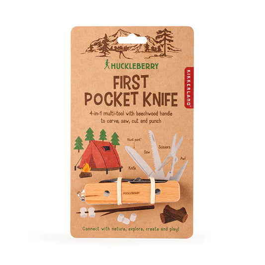 Kikkerland Huckleberry First Pocket Knife