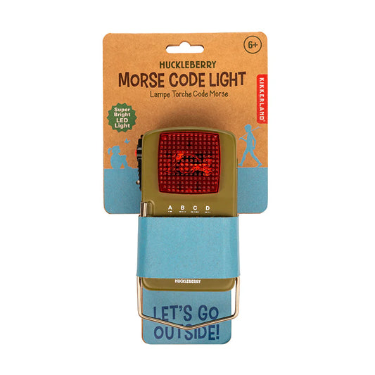 Kikkerland Huckleberry Morse code light