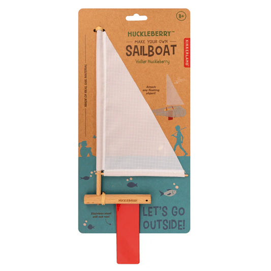 Kikkerland Huckleberry make your own sailboat