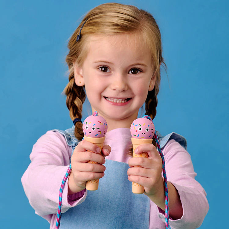 Kikkerland kidoki Ice cream skipping rope