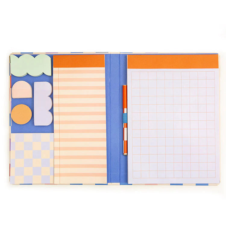 Kikkerland Inkerie Notepad with sticky notes set