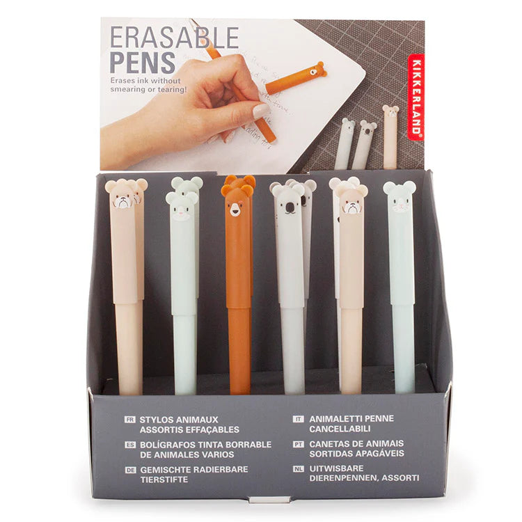 Kikkerland Erasable Animal Pens