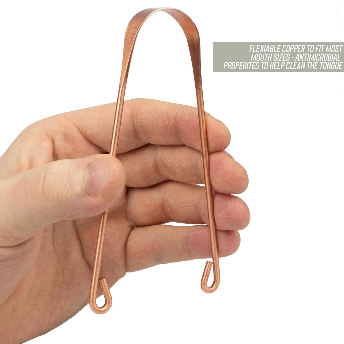 Copper Tongue Scraper Cleaner Myga Eco