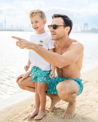 Badawii Boy Swim Shorts Amalfi