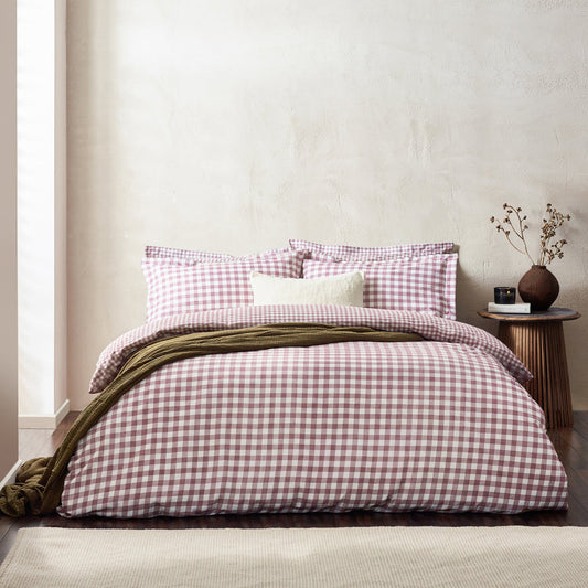 Riva Barton Gingham Check Duvet Cover