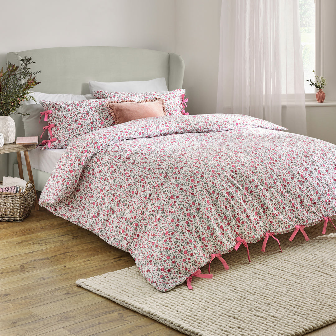 Riva Hannah Floral 100% Cotton Duvet Cover