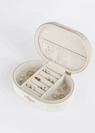 Aura Jewelry Box - Embroidery Daisy