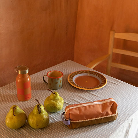 Sticky Lemon Water bottle • farmhouse • ladybird red + harvest moon