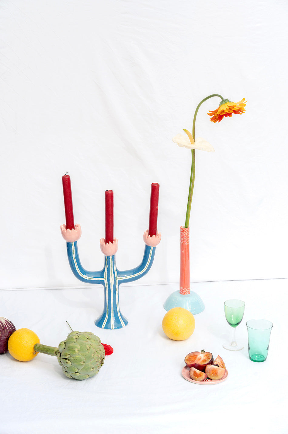 Laetitia Rouget Blue Tulip Candle
