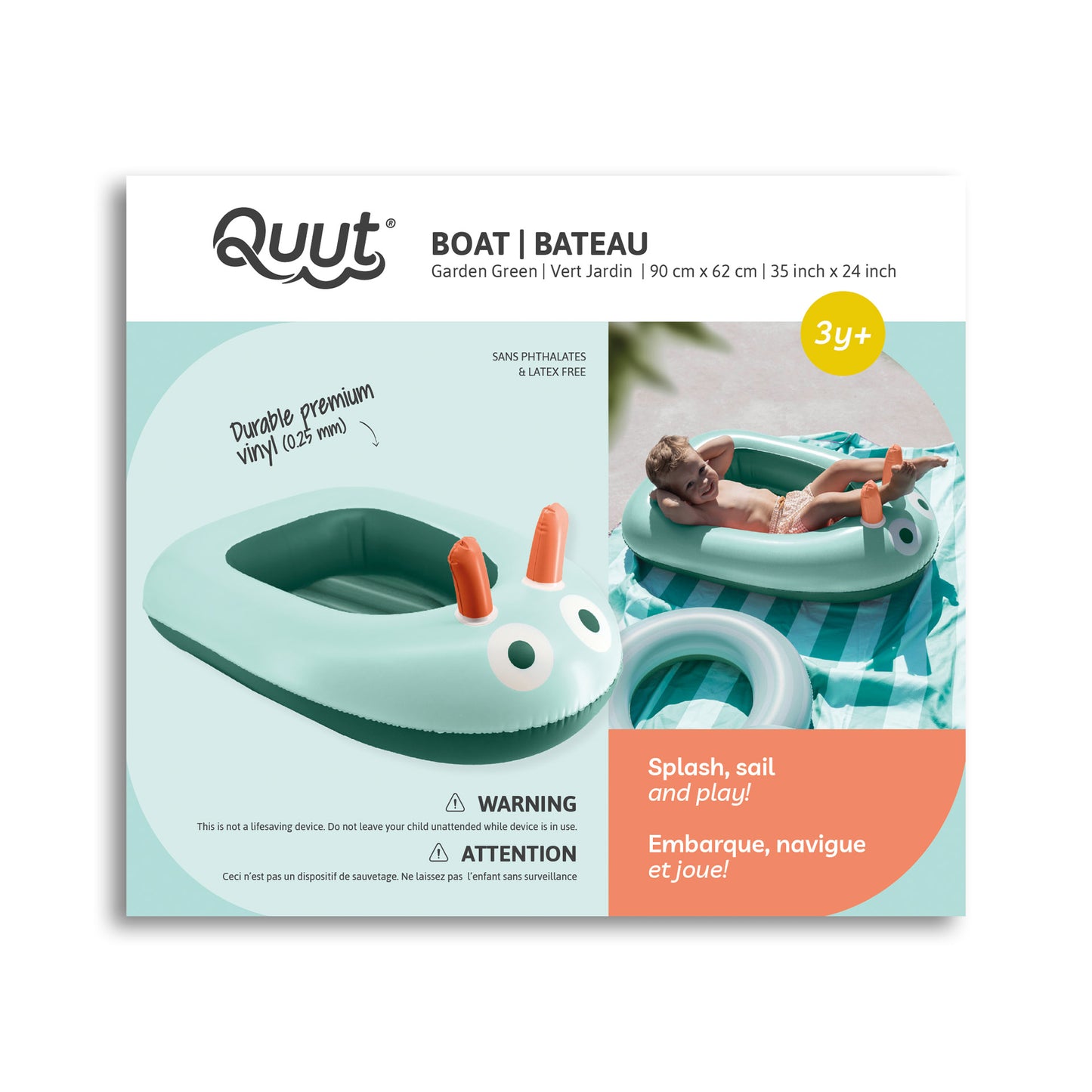 Quut Boat Garden Green