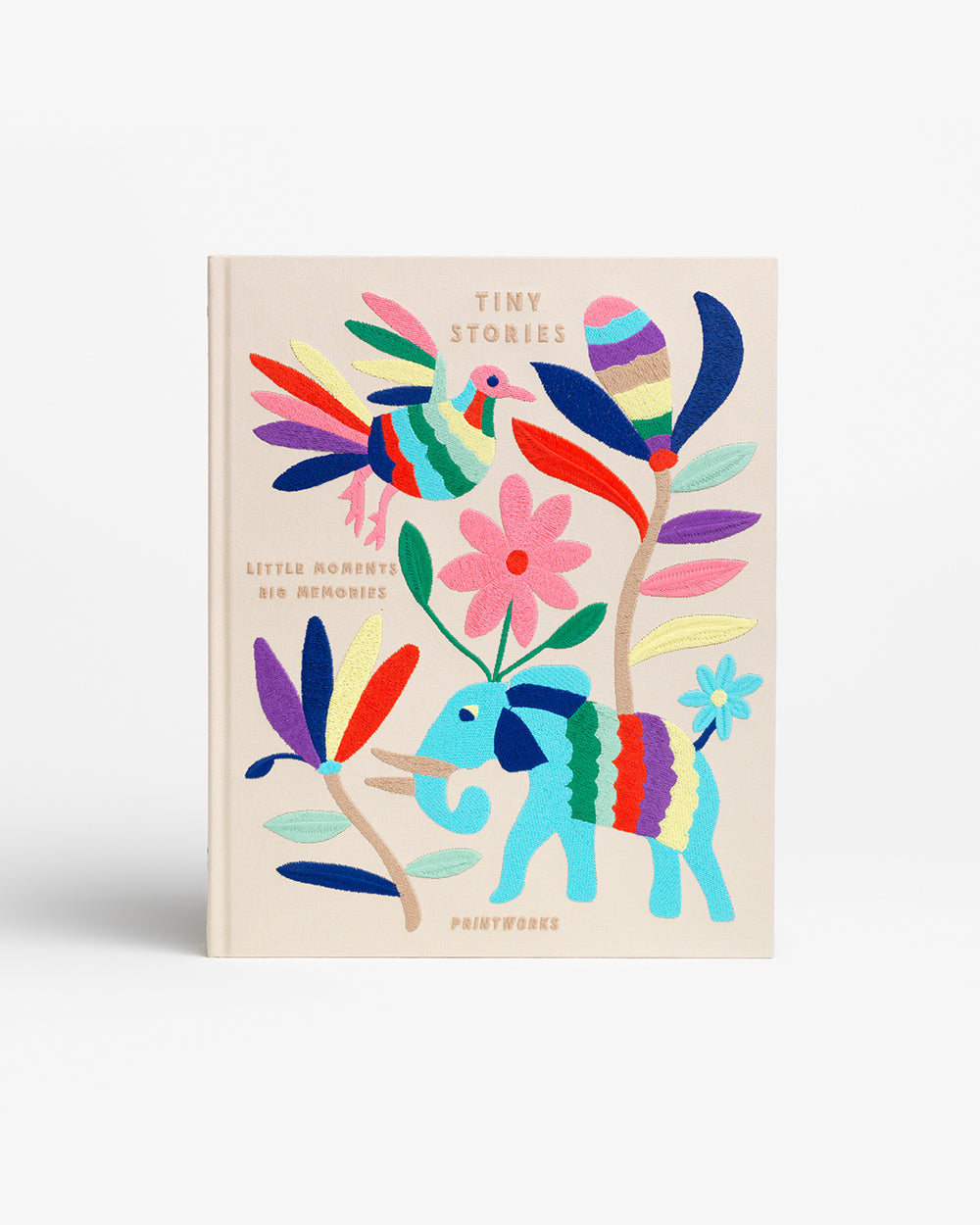 Printworks Embroidered Photo Album-Tiny Stories