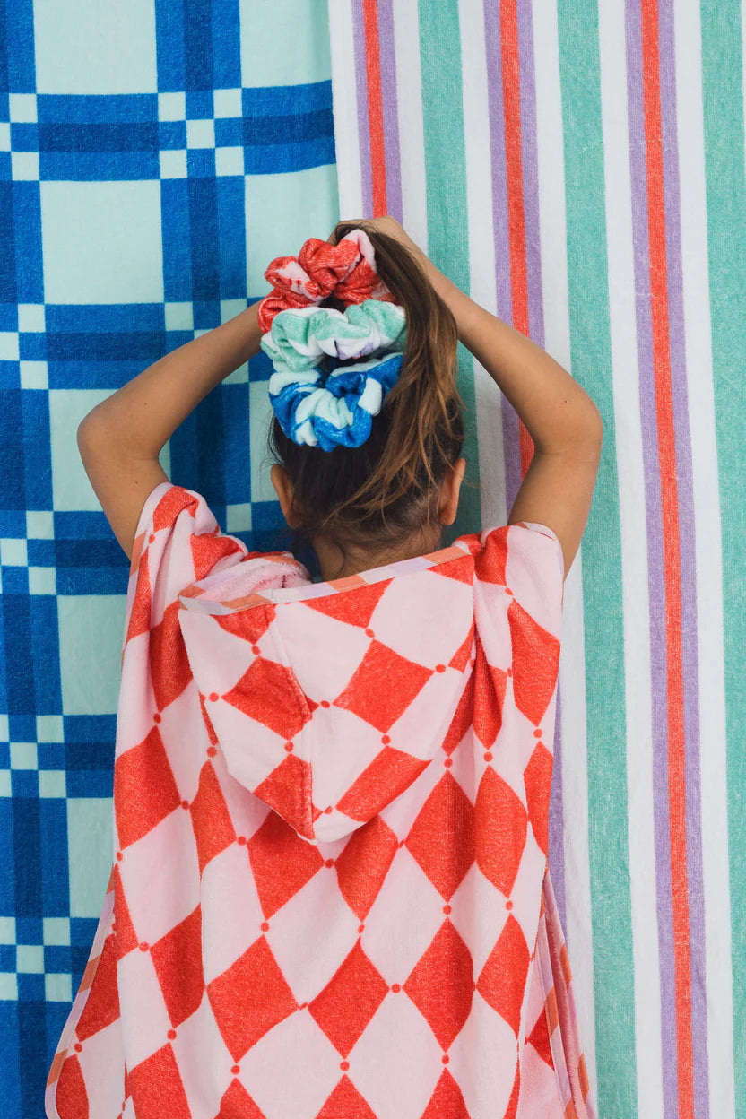 Jera Mini Poncho Rose Geo
