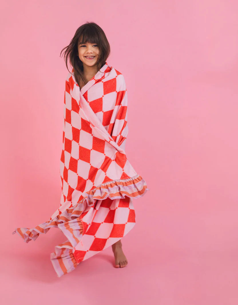 Jera Mini Beach Towel Rose Geo